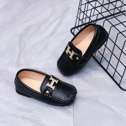 Luxury Kids Italian Loafer Dress Shoes Boys Elegant Shoes