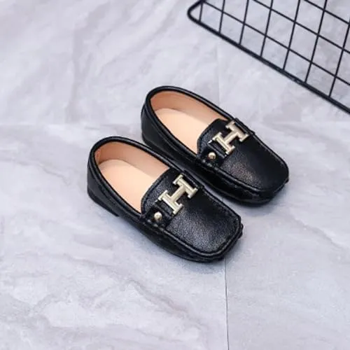 Luxury Kids Italian Loafer Dress Shoes Boys Elegant Shoes