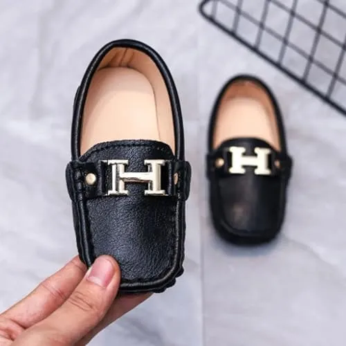 Luxury Kids Italian Loafer Dress Shoes Boys Elegant Shoes