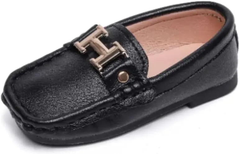 Luxury Kids Italian Loafer Dress Shoes Boys Elegant Shoes