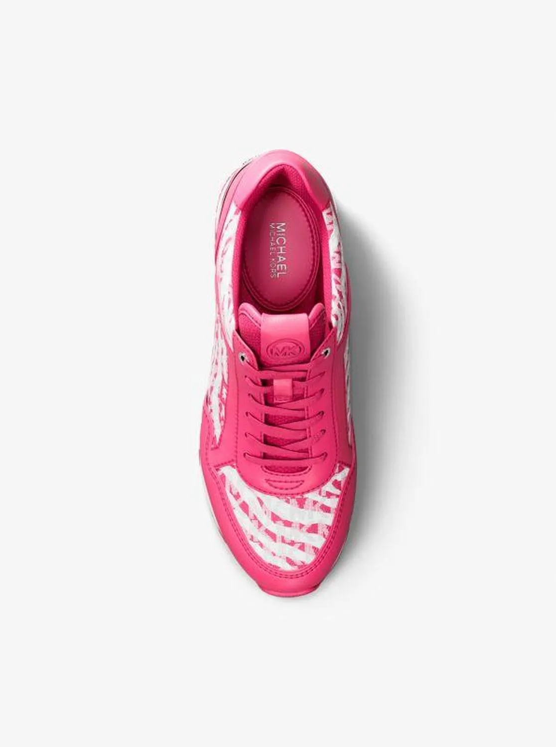 Maddy Zebra Print Signature Logo Trainer