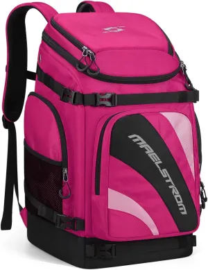 Maelstrom Ski Boot Bag,55L Large Ski Boots Travel Backpack for Men Women,Waterproof Snowboard Boot Bag for Skis Accessories
