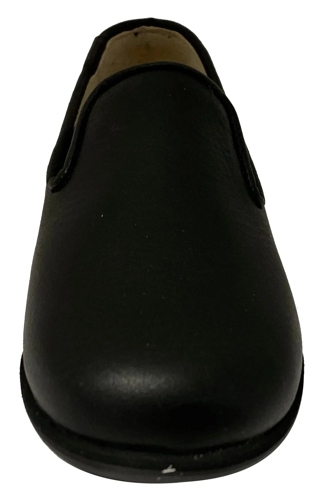 Manuela de Juan Boy's & Girl's Smoking Loafer, Black