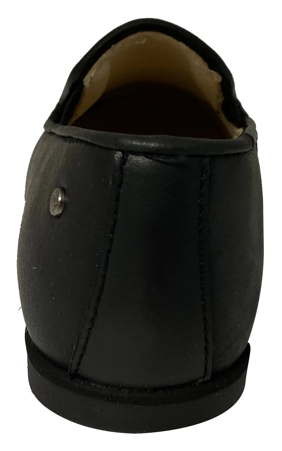 Manuela de Juan Boy's & Girl's Smoking Loafer, Black