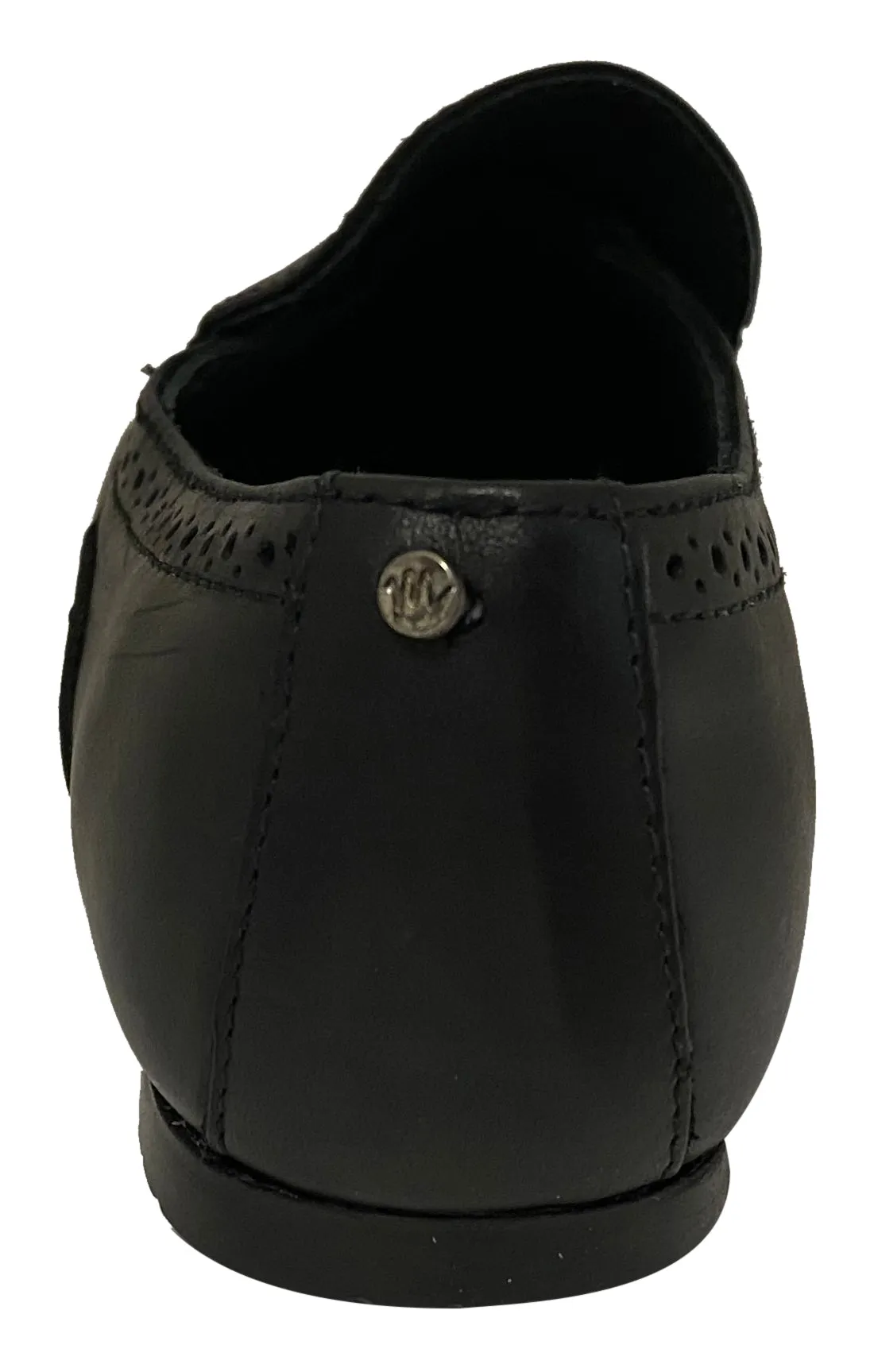 Manuela de Juan Boy's & Girl's Step-In Loafer, Black