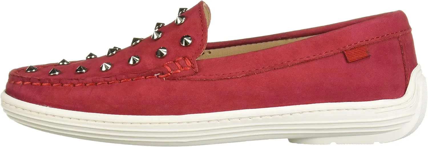 Marc Joseph New York Unisex-Child Kids Boys/Girls Leather Studded Loafer