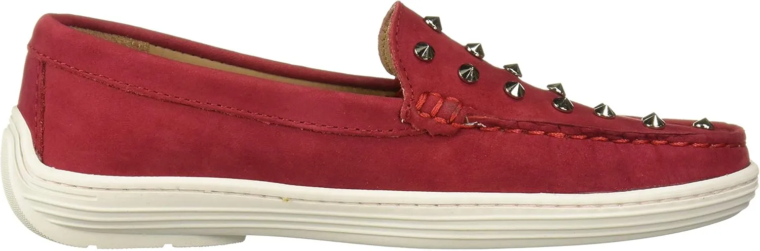 Marc Joseph New York Unisex-Child Kids Boys/Girls Leather Studded Loafer