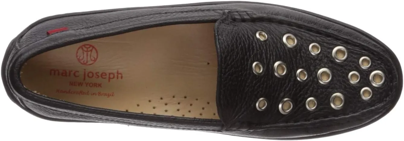 Marc Joseph New York Unisex-Child Leather Made in Brazil Mott Street Grommet Detail Loafer