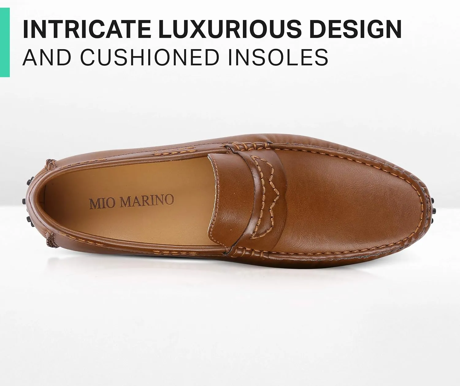 Marino Mens Penny Loafers - Comfortable and Lightweight Dress Casual Loafers - Slip-on Driving Shoes with Gift Shoe Bag