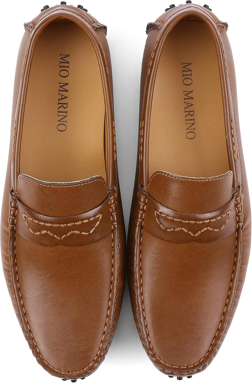Marino Mens Penny Loafers - Comfortable and Lightweight Dress Casual Loafers - Slip-on Driving Shoes with Gift Shoe Bag