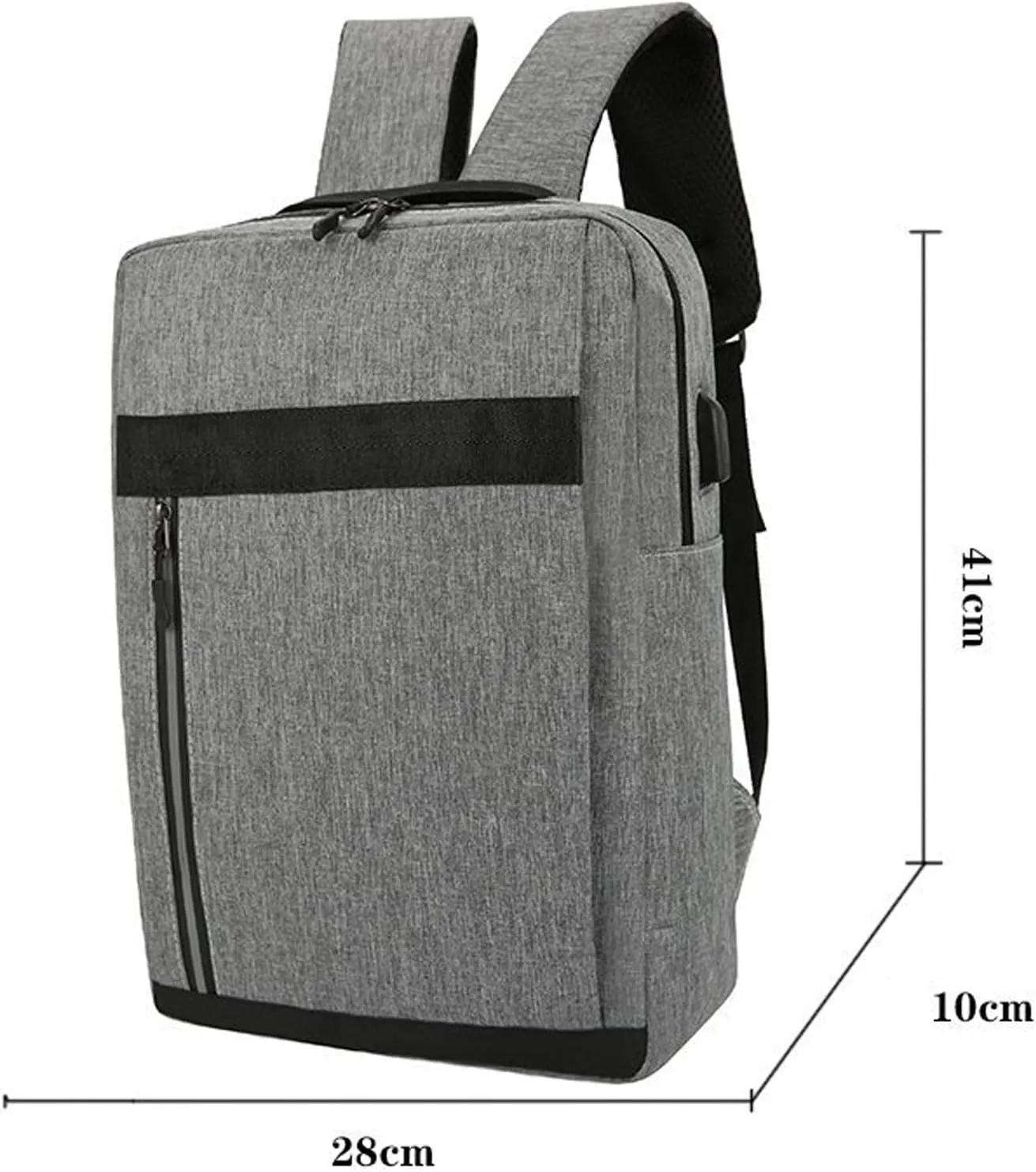 Men Backpack Three Piece Solid Color Outdoor Bag Computer Business Bag Shoulder Messenger Bags Canvas (Red, One Size)