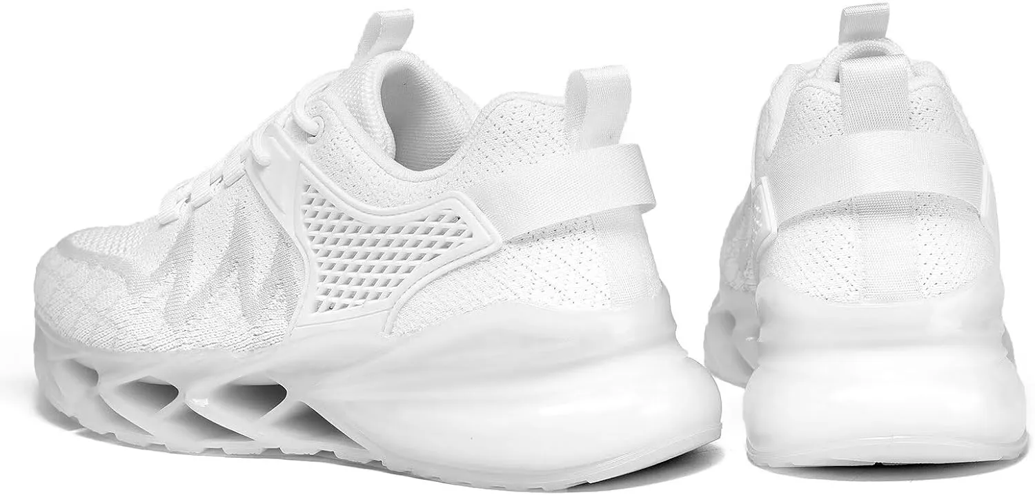 Mens Air Fashion Sneakers Blade Running Walking Shoes Comfortable Non Slip Work Sport Athletic Tennis Shoes