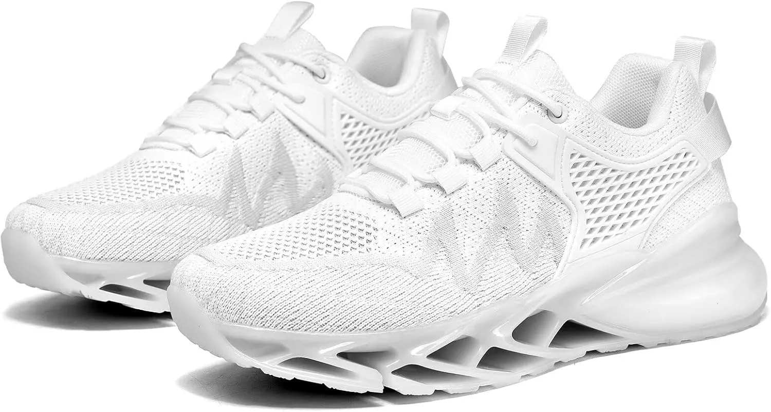 Mens Air Fashion Sneakers Blade Running Walking Shoes Comfortable Non Slip Work Sport Athletic Tennis Shoes