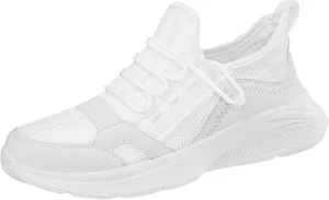 Men's Casual Dress Mesh Shoes Women Knit Lightweight Breathable Fashion Sneaker Fashionable Couple Walking Shoes for Everyday Wear