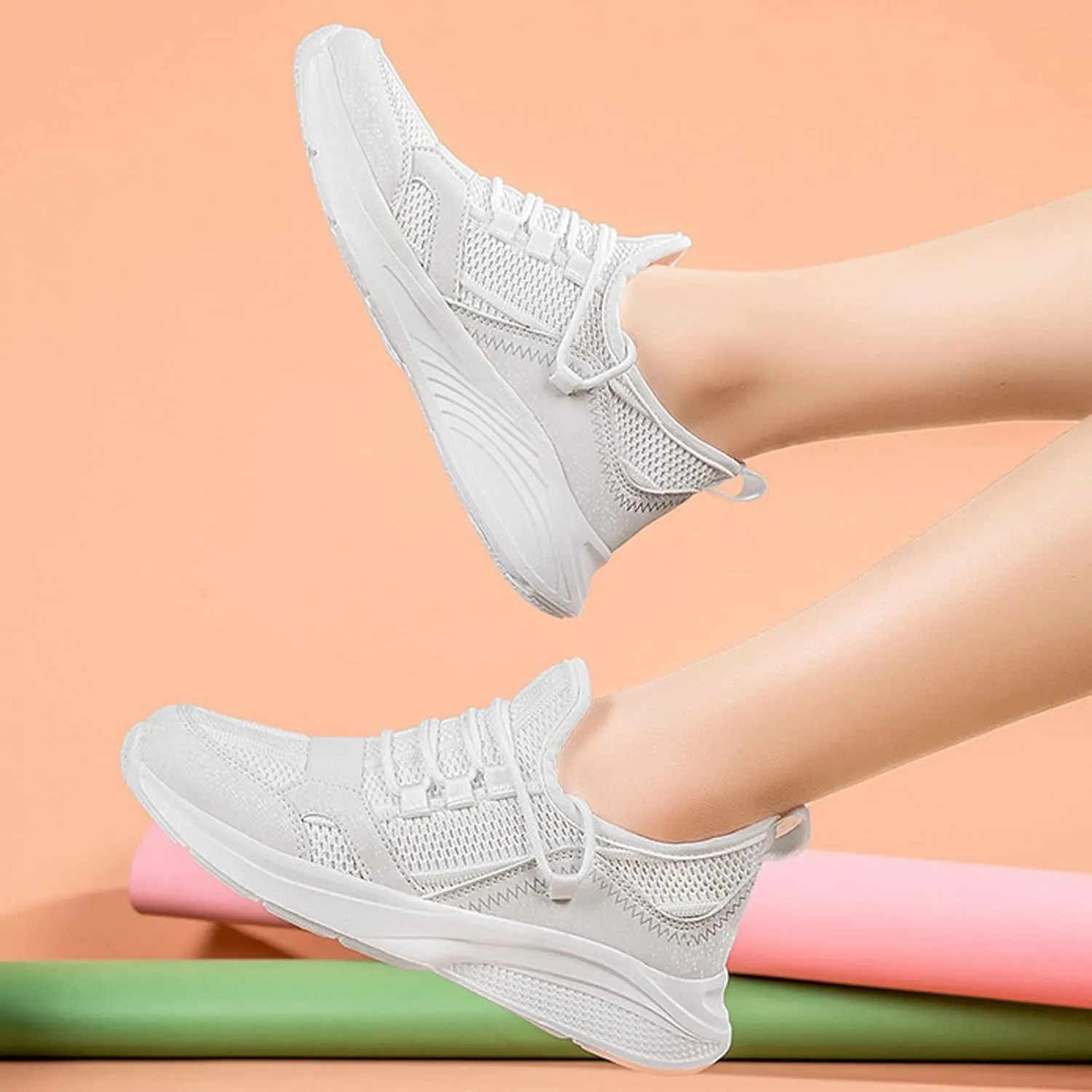 Men's Casual Dress Mesh Shoes Women Knit Lightweight Breathable Fashion Sneaker Fashionable Couple Walking Shoes for Everyday Wear