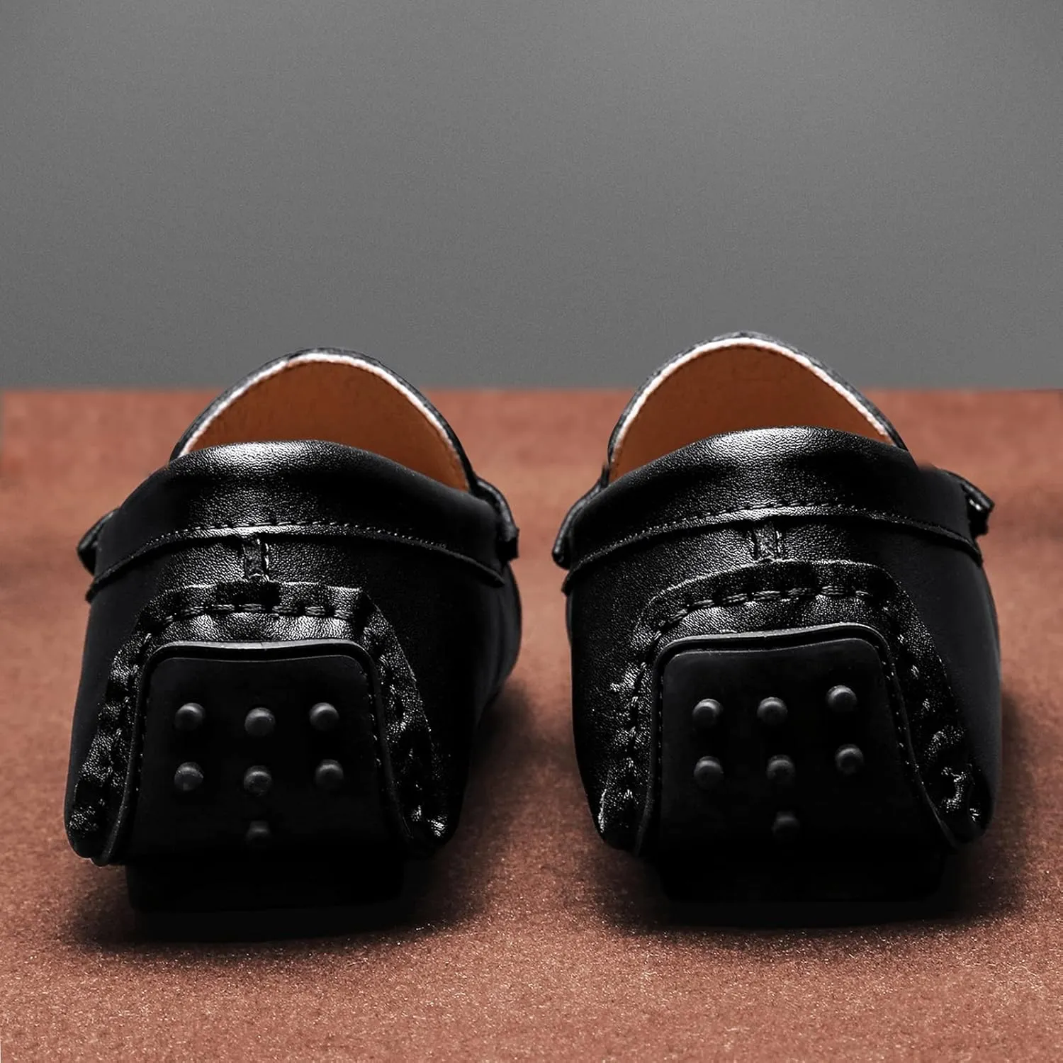Men's Flat Penny Loafer Leather Slip on Dress Driving Moccasins Casual Shoes
