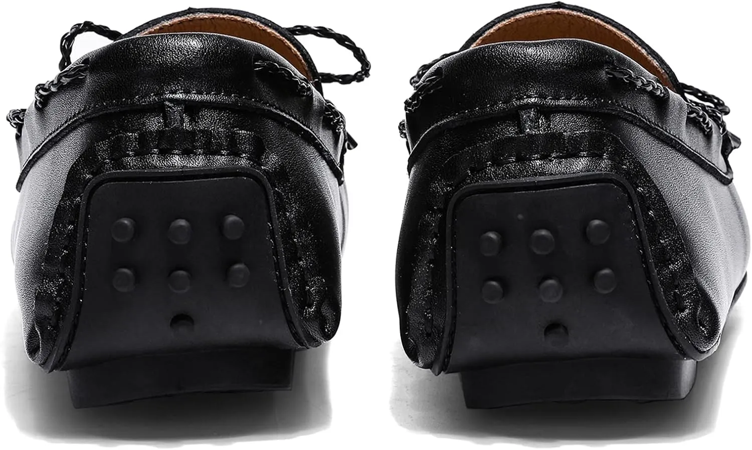 Men's Flat Penny Loafer Leather Slip on Dress Driving Moccasins Casual Shoes