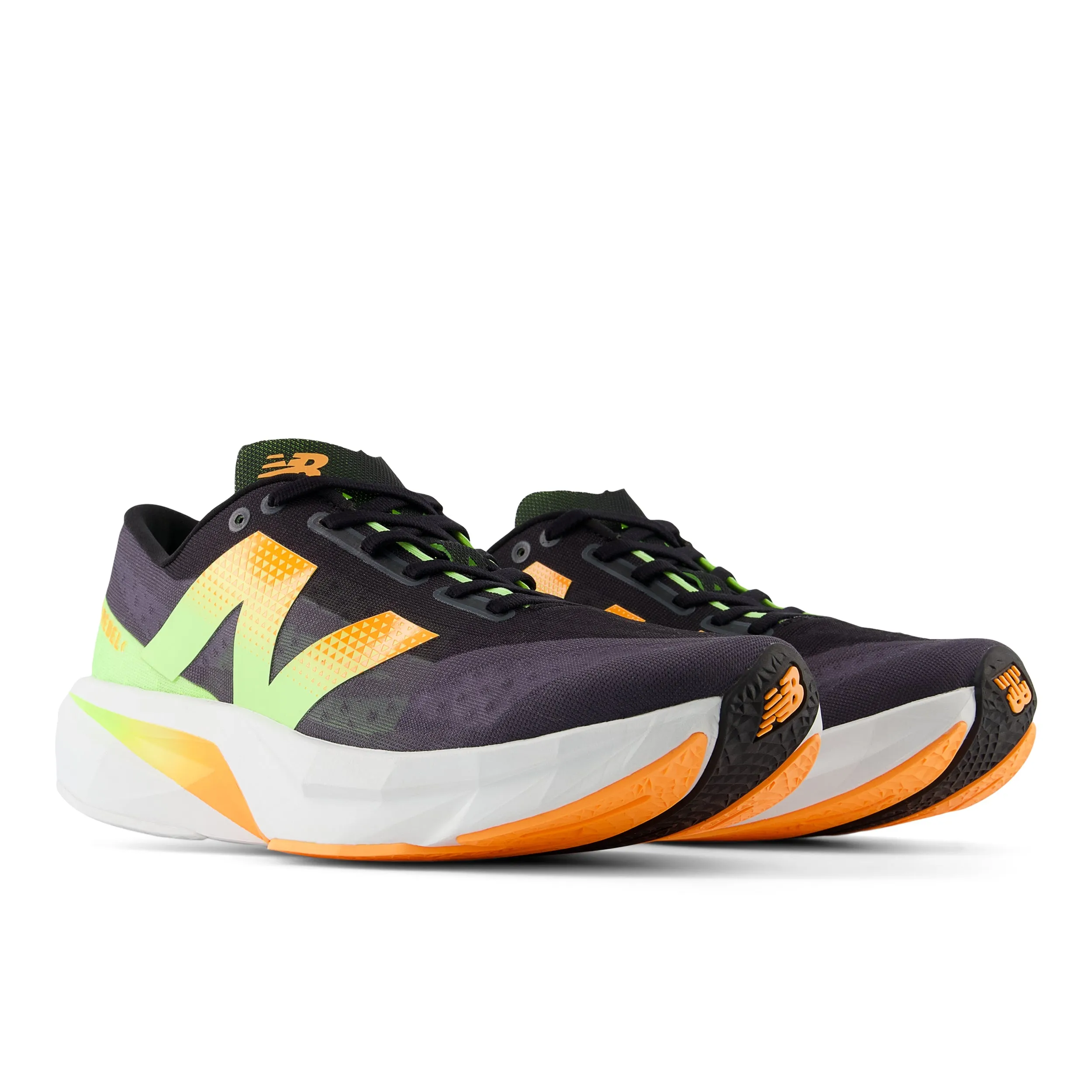 Men’s FuelCell Rebel v4 (CB - Black/Graphite/White Peach/Bleached Lime Glo)