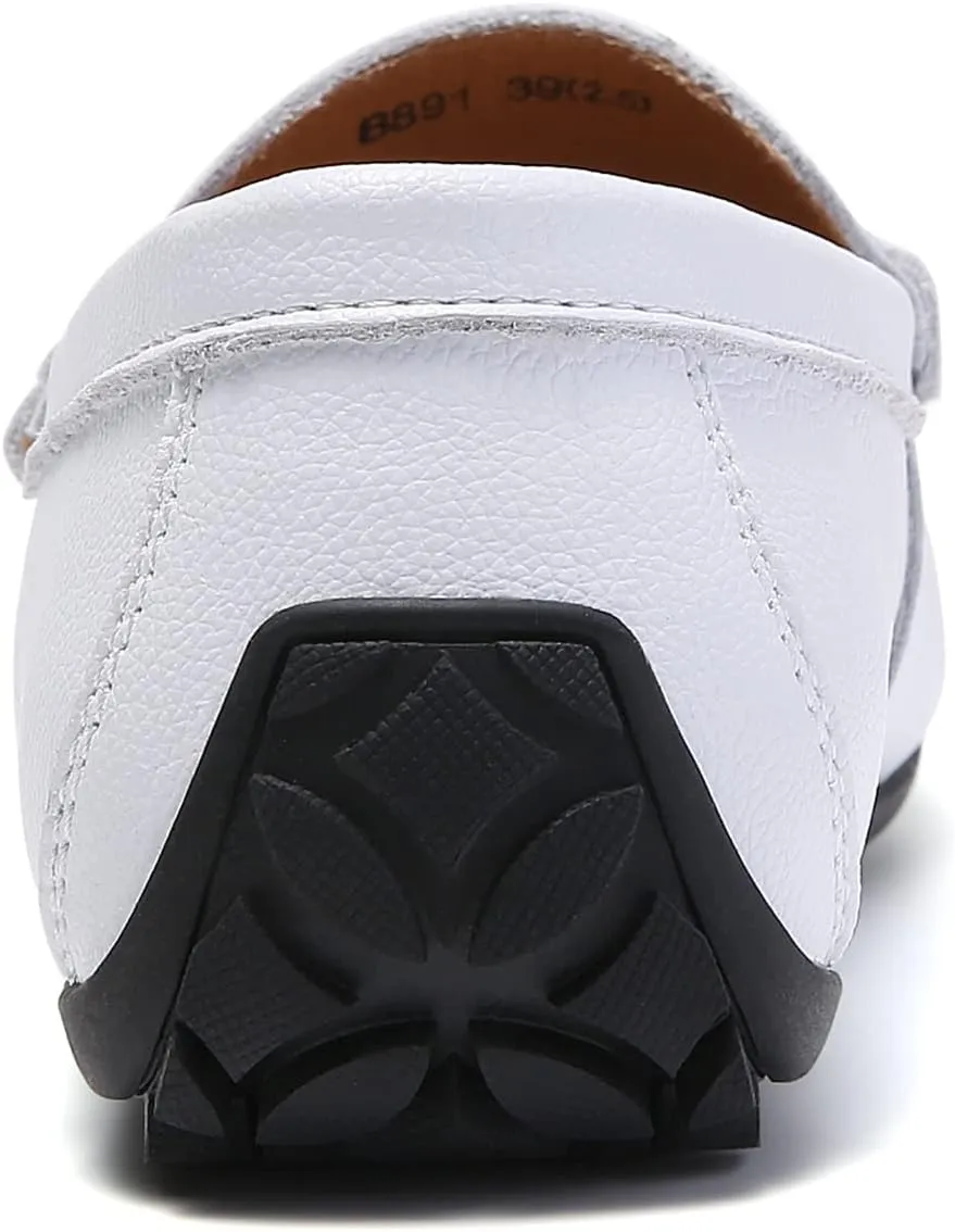 Men's Leather Casual Slip on Loafers Driving Walking Shoes