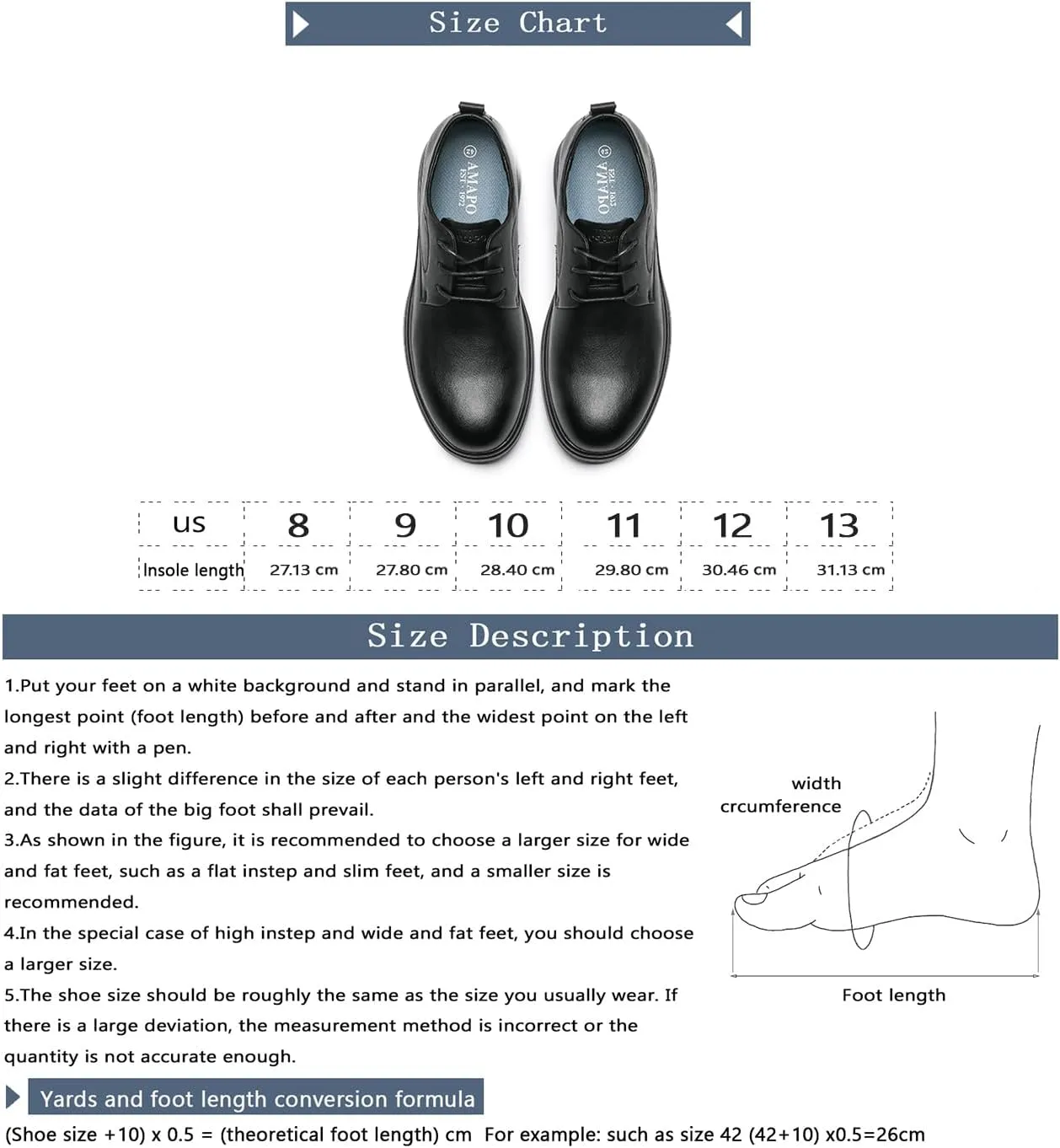 Men's Loafer Dress Shoes Classic Oxfords Shoes for Men Formal Business