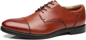 Men's Oxfords Classic Modern Round Captoe Shoes