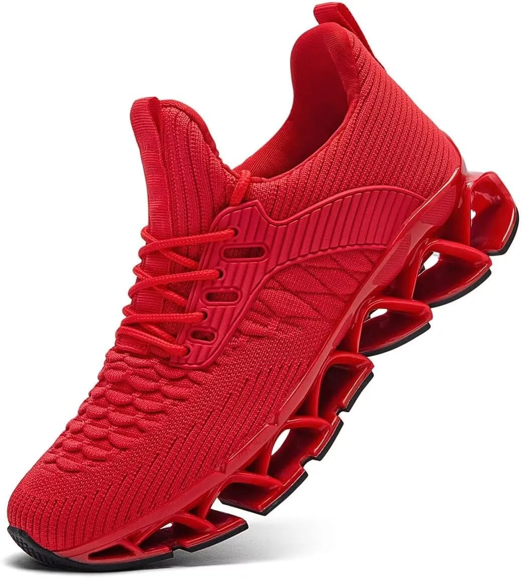 Mens Slip on Running Walking Shoes Blade Tennis Casual Fashion Sneakers Comfort Non Slip Work Sport Athletic Trainer