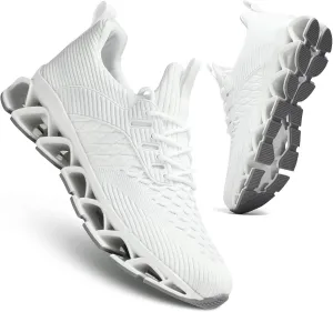 Men's Slip on Walking Running Shoes Blade Tennis Casual Fashion Sneakers Comfort Non Slip Work Sport Athletic Trainer