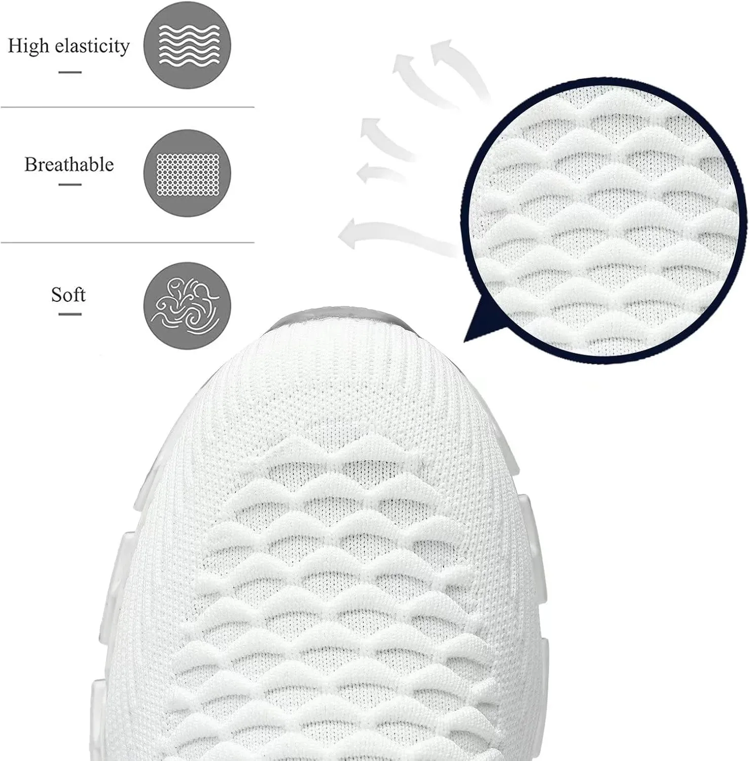 Men's Slip on Walking Running Shoes Blade Tennis Casual Fashion Sneakers Comfort Non Slip Work Sport Athletic Trainer