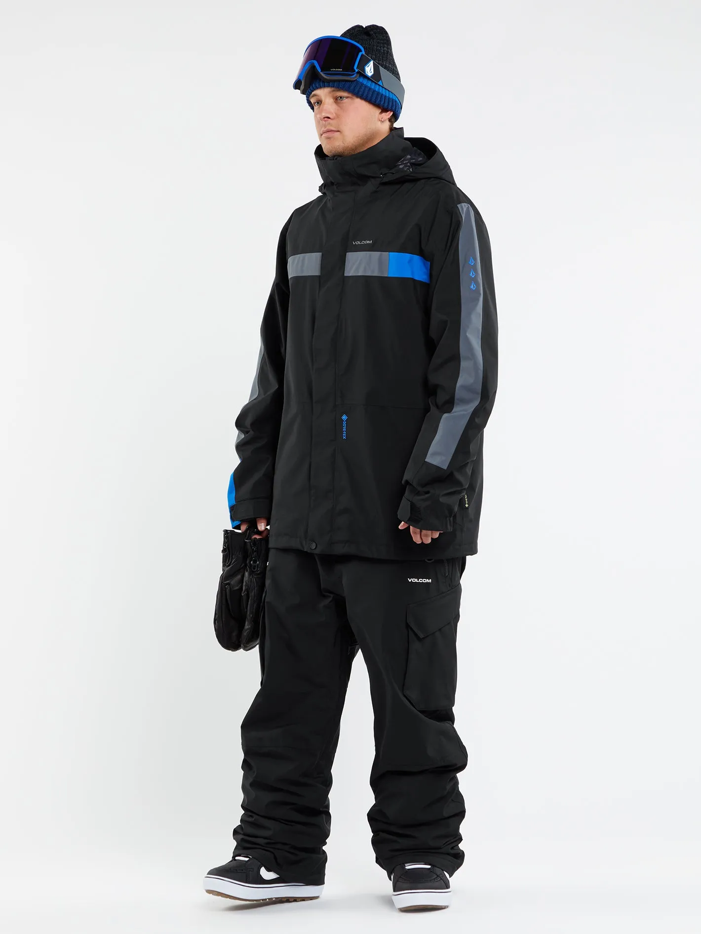 Mens Stone Stretch Gore-Tex Pants - Black (2023)