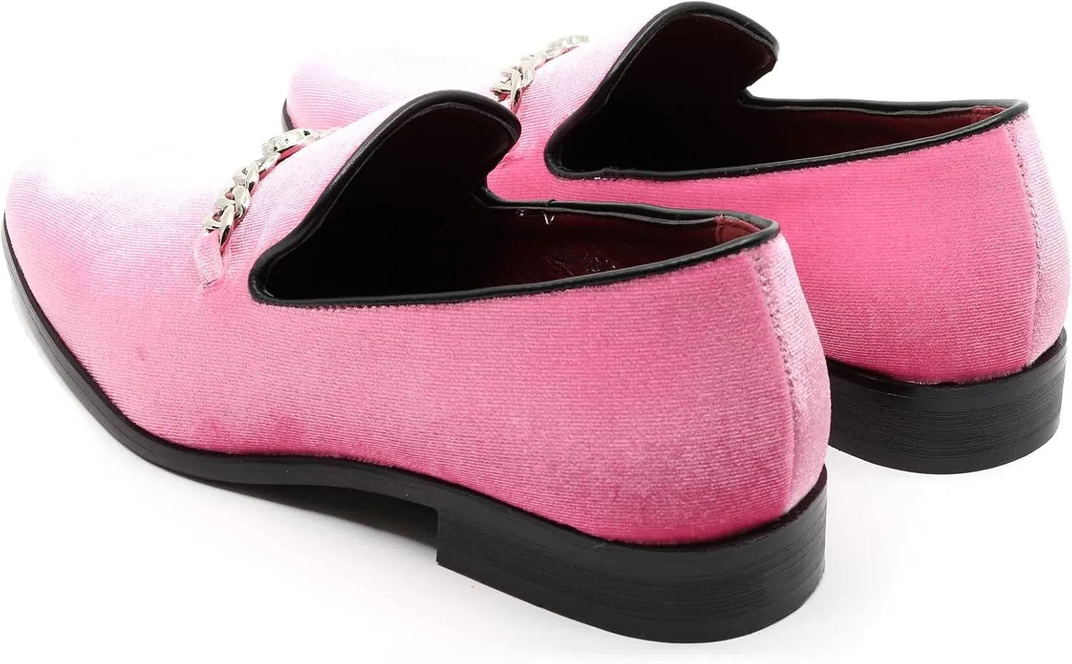 Men's Vintage Velvet Designer Classic Smoking Dress Tuxedo Loafers Slip On Shoes SM-43
