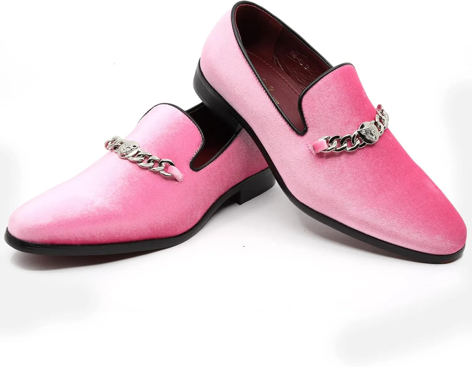 Men's Vintage Velvet Designer Classic Smoking Dress Tuxedo Loafers Slip On Shoes SM-43