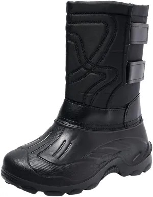 Men's Water Proof Insulated Snow Boots Cold Proof Mid Calf Boots Comfort Non Slip Winter Boots Mens Winter Shoes 7