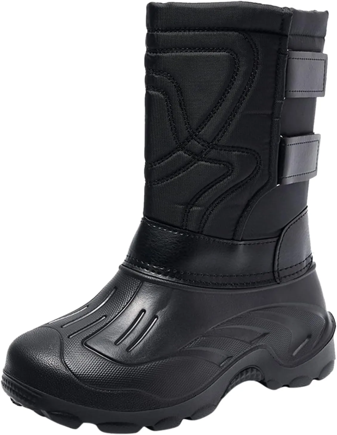 Men's Water Proof Insulated Snow Boots Cold Proof Mid Calf Boots Comfort Non Slip Winter Boots Mens Winter Shoes 7