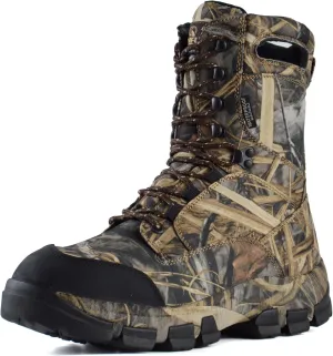 Men's Waterproof Hunting Boots Lightweight Hiking Boot Insulated Work Boot, 10 inches Breathable Outdoor Boot, 400g Thinsulate