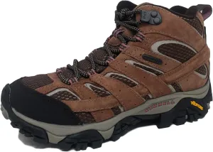 Merrell Women's Moab 2 Mid Waterproof Hiking Boot, Carob, 7 M US