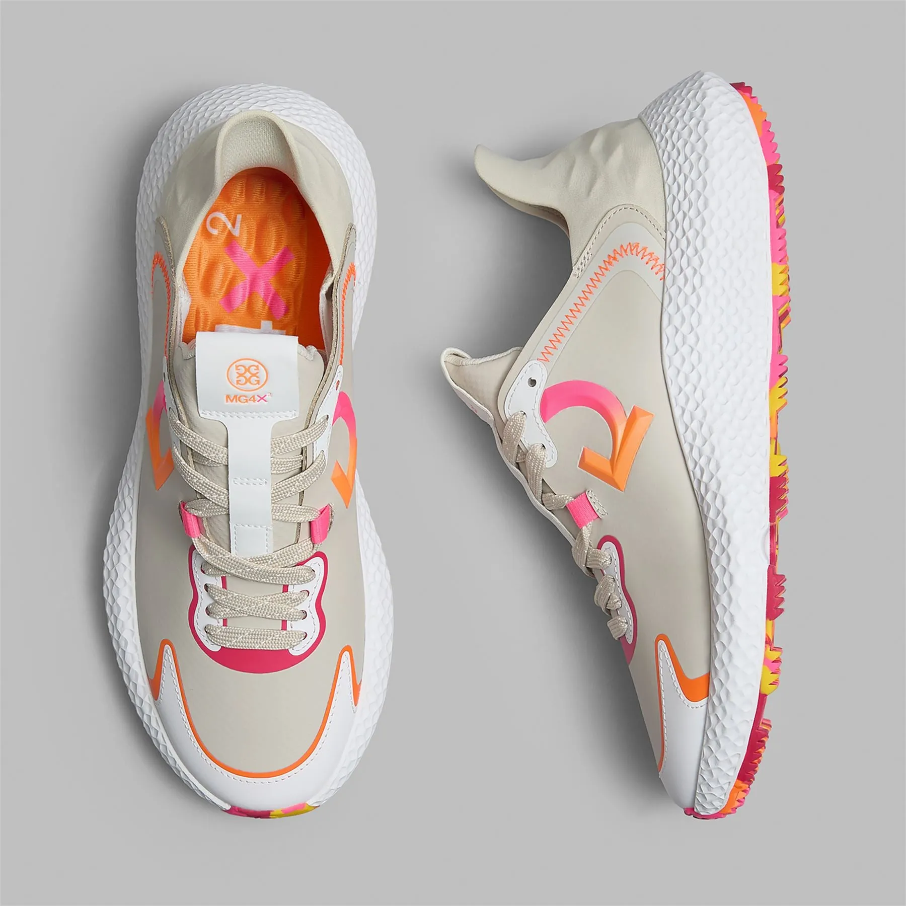 MG4X2 Hybrid Golf Shoes Stone/Multi