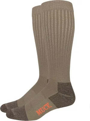 MUCK Boot Mens Ultra Dri Year Round Tall Boot Socks 2 Pair Pack