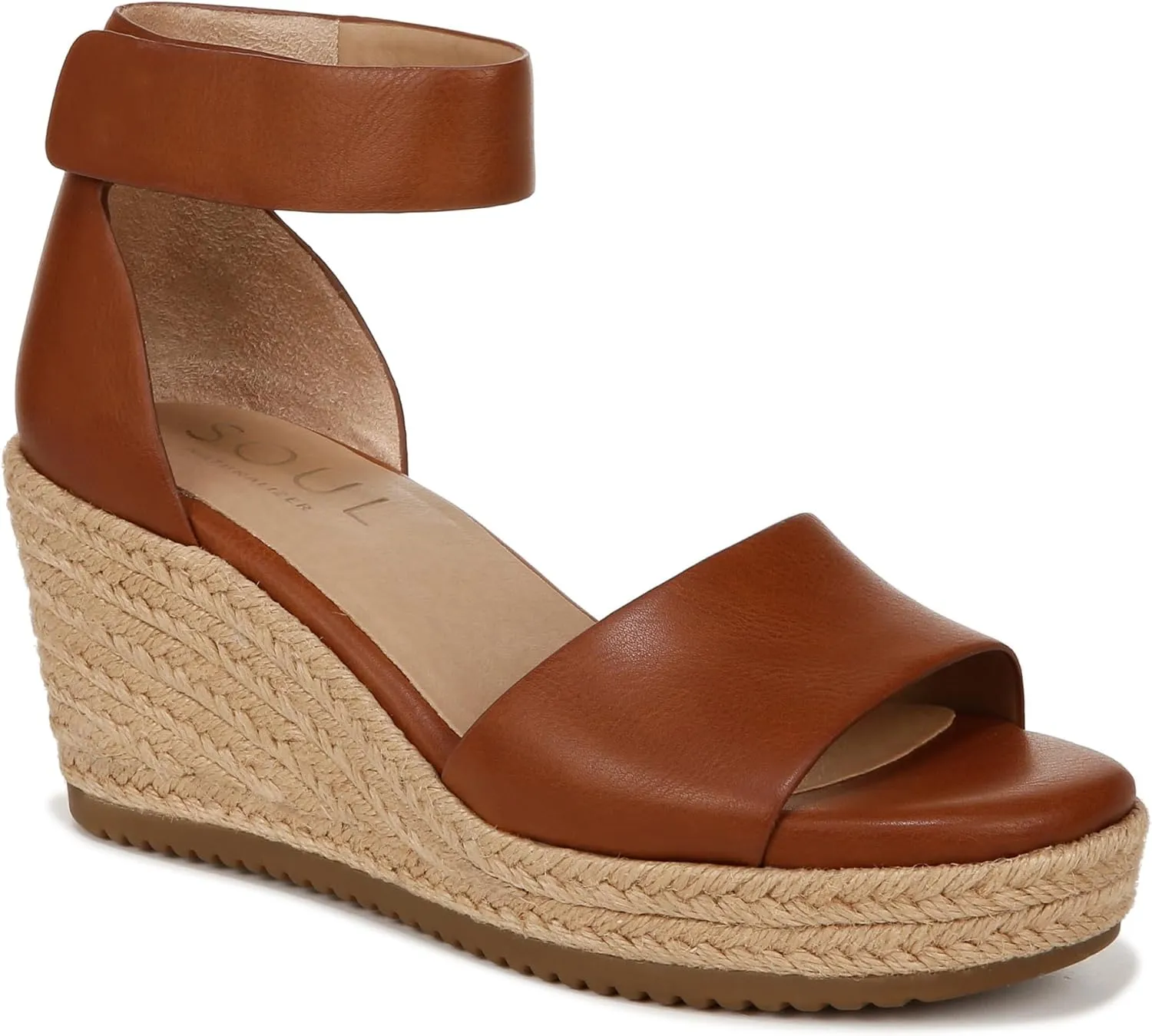 Naturalizer Soul Women's Oakley Ankle Strap Wedge Sandal