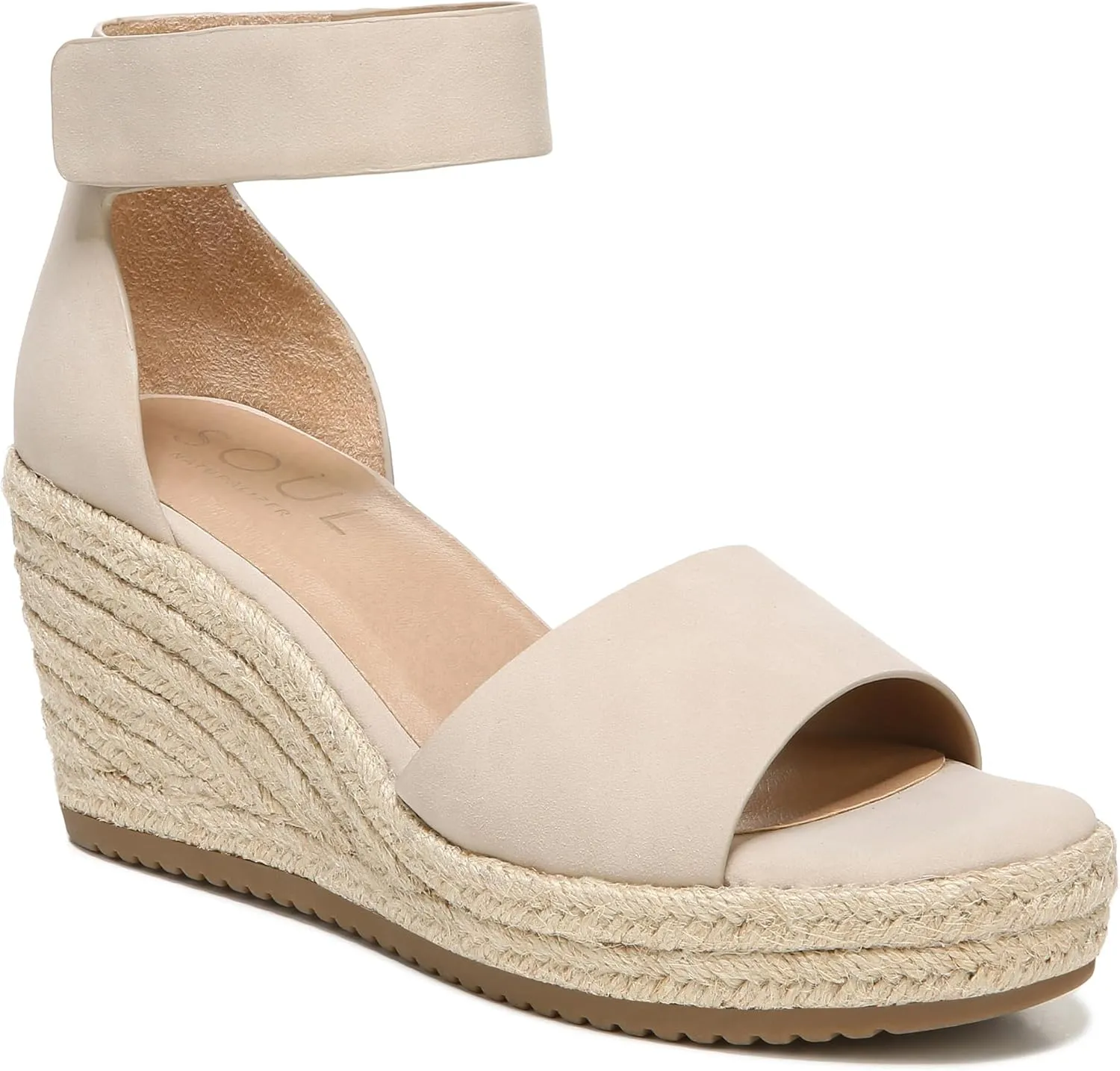 Naturalizer Soul Women's Oakley Ankle Strap Wedge Sandal