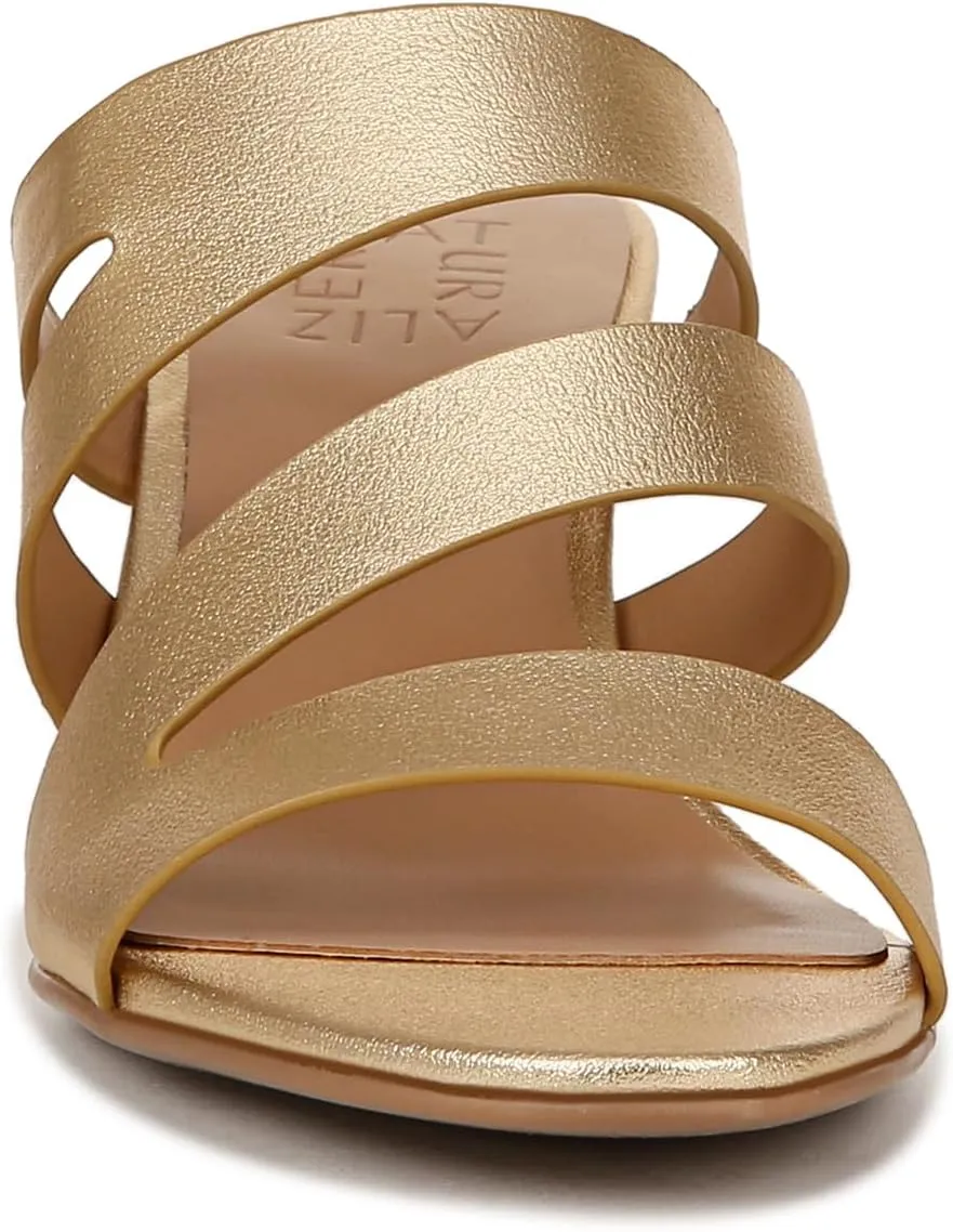 Naturalizer Women's Beaming Strappy Slide Heeled Sandal