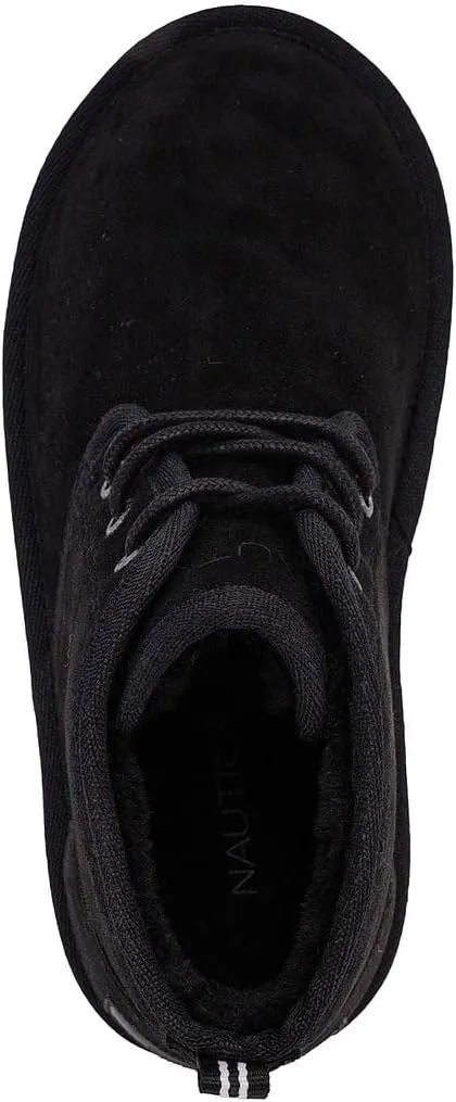 Nautica Kids Boot With Sherpa Fur For Snow And Winter-Warm Ankle Slipper Bootie |Boys-Girls|(Big Kid - Little Kid - Toddler)