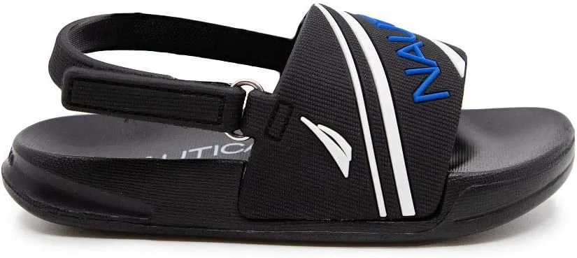 Nautica Kids Toddler-Infant Athletic Slide Pool Sandal |Boys - Girls|(Infant/Toddler/Little Kid)