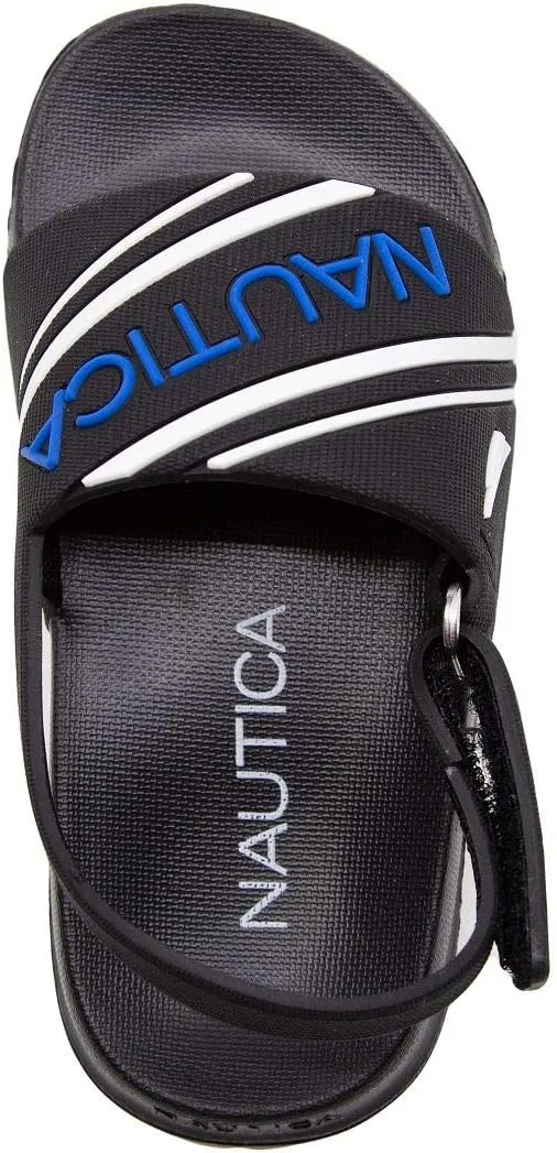 Nautica Kids Toddler-Infant Athletic Slide Pool Sandal |Boys - Girls|(Infant/Toddler/Little Kid)