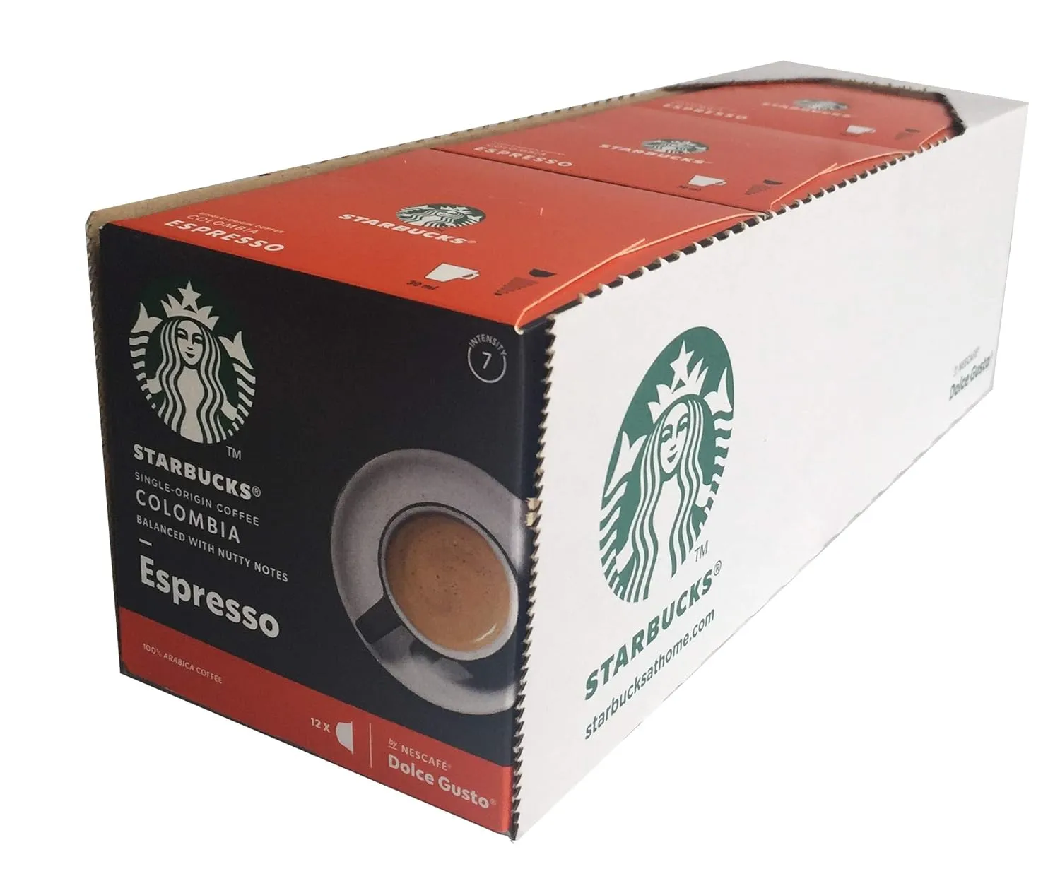 Nescafe Dolce Gusto Starbucks Colombia Espresso x 3 Boxes (36 Capsules) 36 Drinks