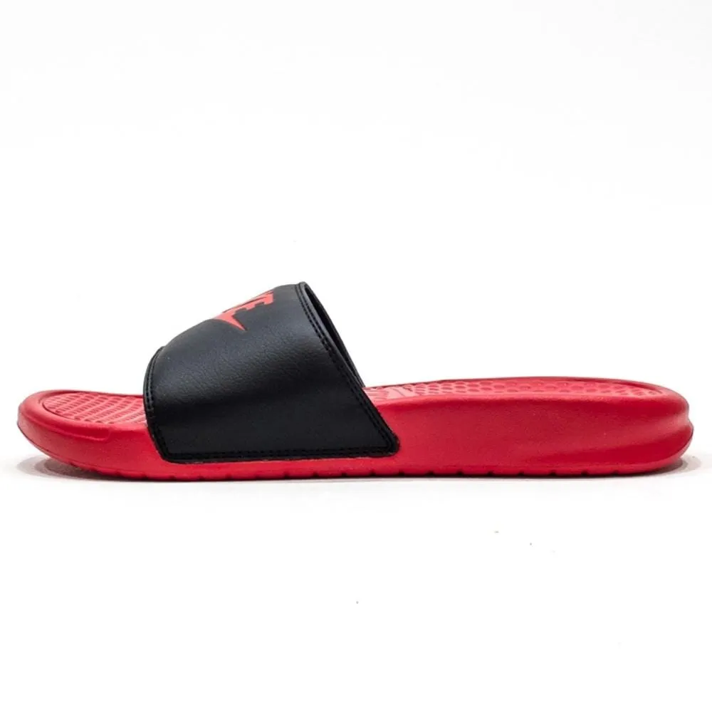 Nike Benassi JDI Mismatch University Red & Black