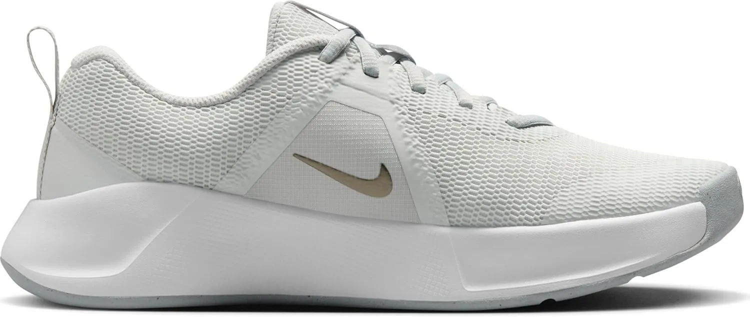 Nike MC Trainer 3 Women's Workout Shoes (FQ1830-002, Photon Dust/White/Light Smoke Grey/Metallic Pewter)