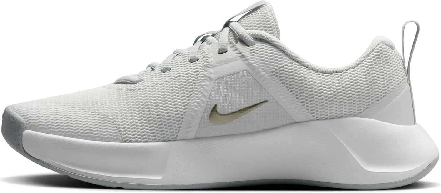 Nike MC Trainer 3 Women's Workout Shoes (FQ1830-002, Photon Dust/White/Light Smoke Grey/Metallic Pewter)