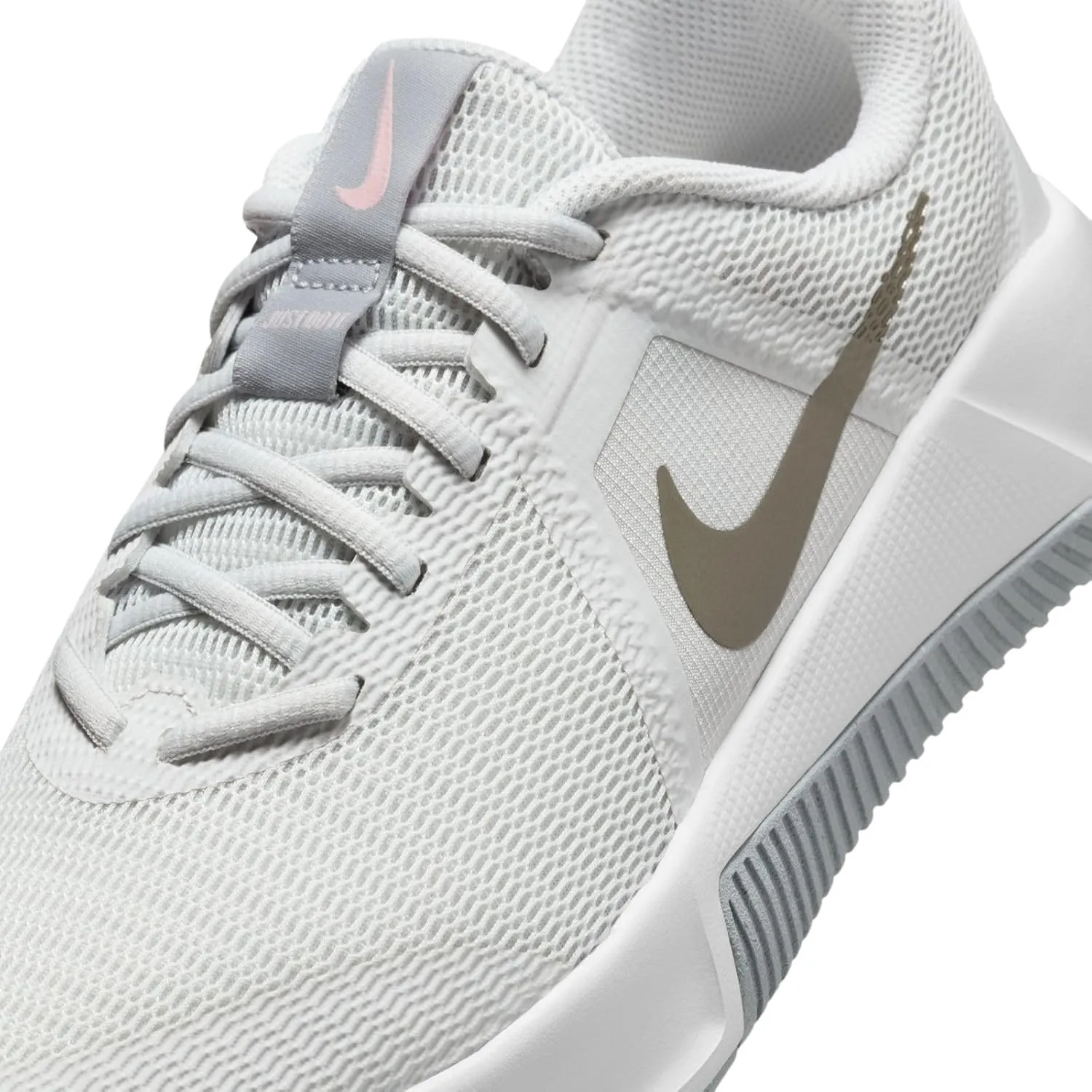 Nike MC Trainer 3 Women's Workout Shoes (FQ1830-002, Photon Dust/White/Light Smoke Grey/Metallic Pewter)