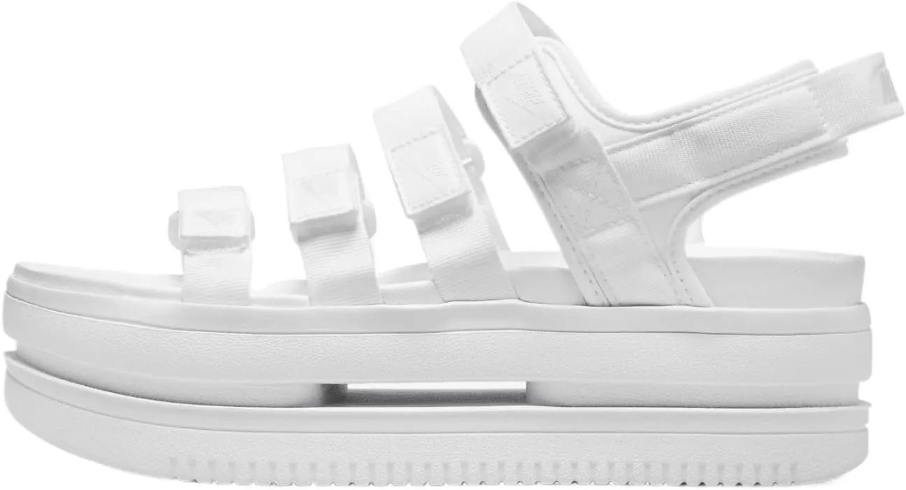 Nike Women's Icon Classic Sandal NA White/Pure Platinum-White (DH0224 100)