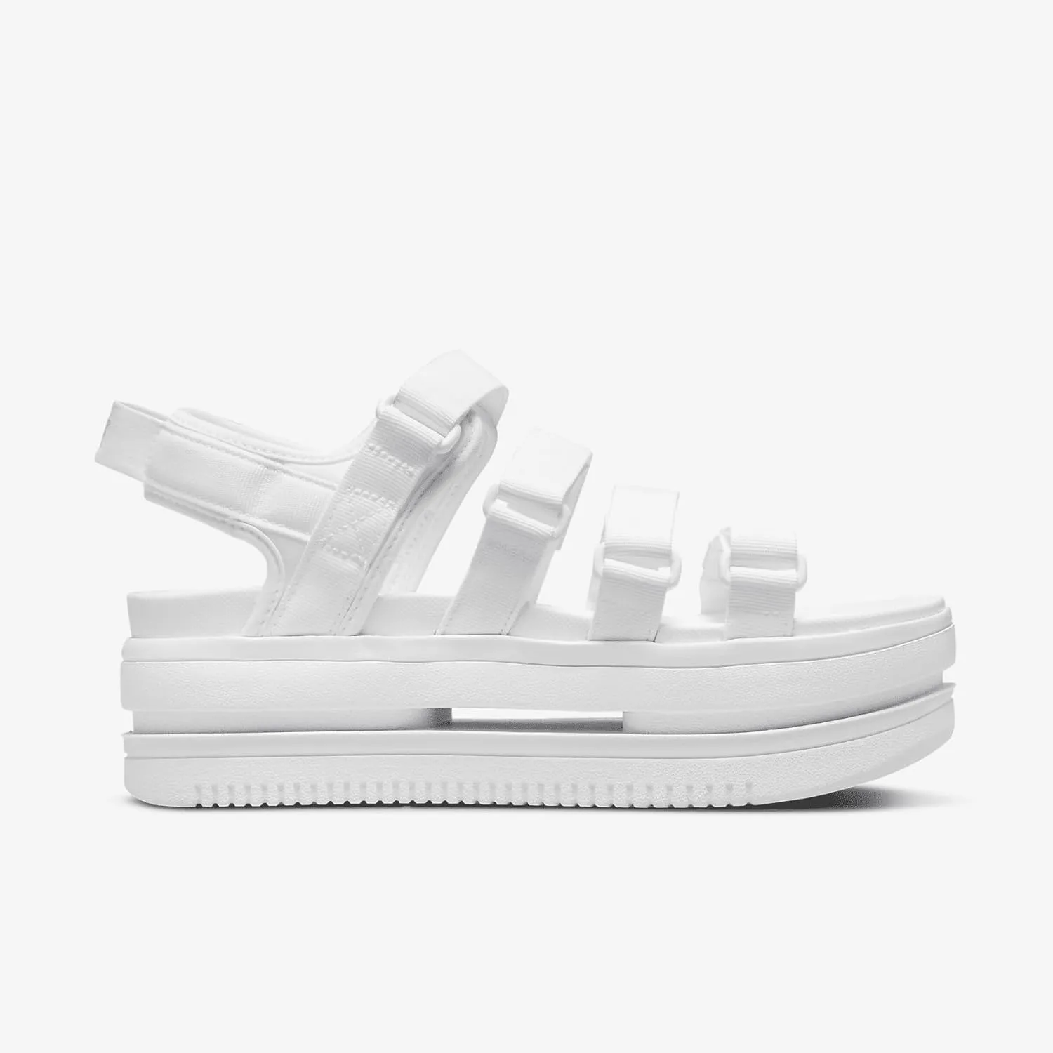 Nike Women's Icon Classic Sandal NA White/Pure Platinum-White (DH0224 100)